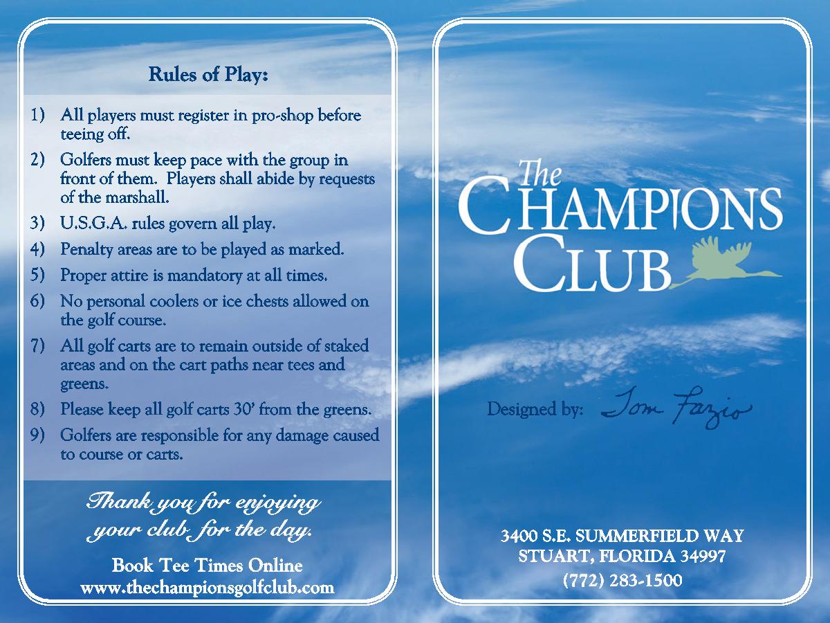 Карта champions club